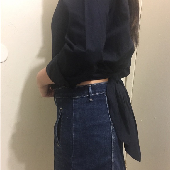 Zara UK tie back top - Picture 3 of 5